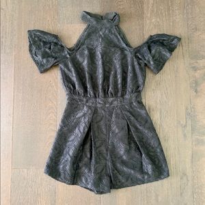 BCBGeneration Black Lace Romper